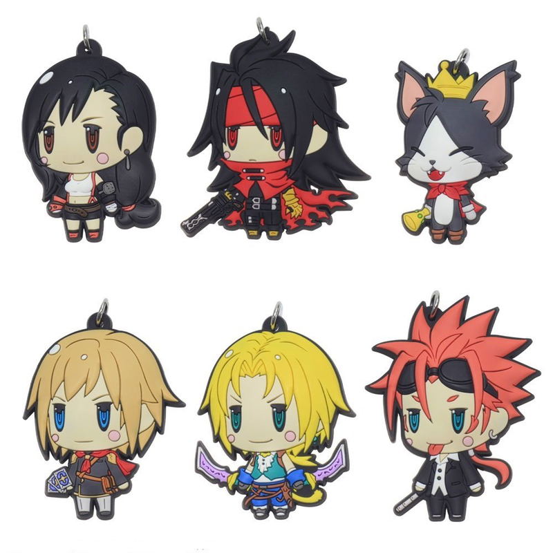 Final Fantasy Trading Rubber Strap Vol. 2 (Set of 6 pieces) (Re-run) image 1