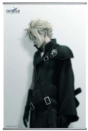 Final Fantasy VII Advent Children Wall Scroll Poster: Cloud (Re-run) image 1
