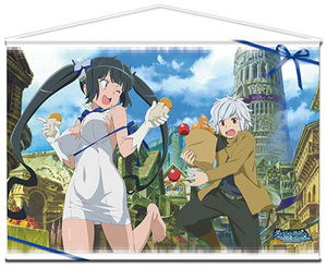 Is It Wrong to Try to Pick Up Girls in a Dungeon Extra Large Double Suede Wall Scroll B1 Horizontal_