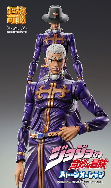 Super Action Statue JoJo's Bizarre Adventure Stone Ocean: Enrico P (Re-run) image 6