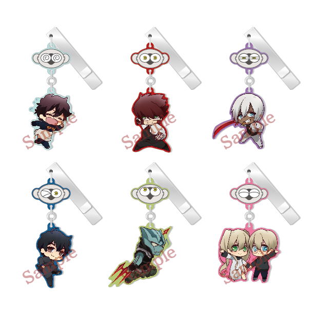 Blood Blockade Battlefront Yurayura Clip Collection (Set of 6 pieces) image 1
