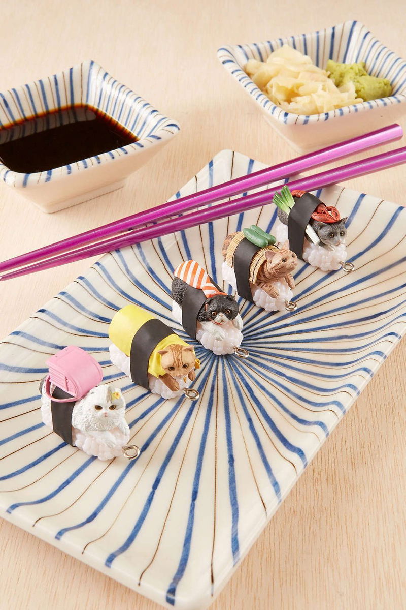 Neko-zushi Nyata Okimono to Keychain (Random Single) (Re-run) image 8
