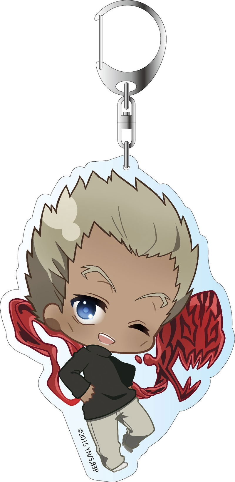Blood Blockade Battlefront ED Ver. Deka Key Chain: Brody & Hummer image 1
