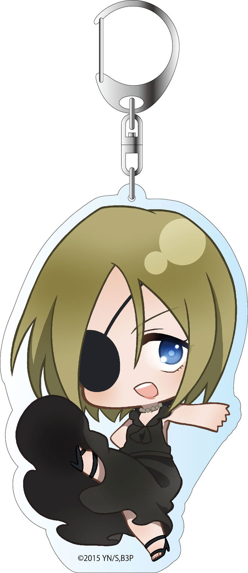 Blood Blockade Battlefront ED Ver. Deka Key Chain: K.K. image 1