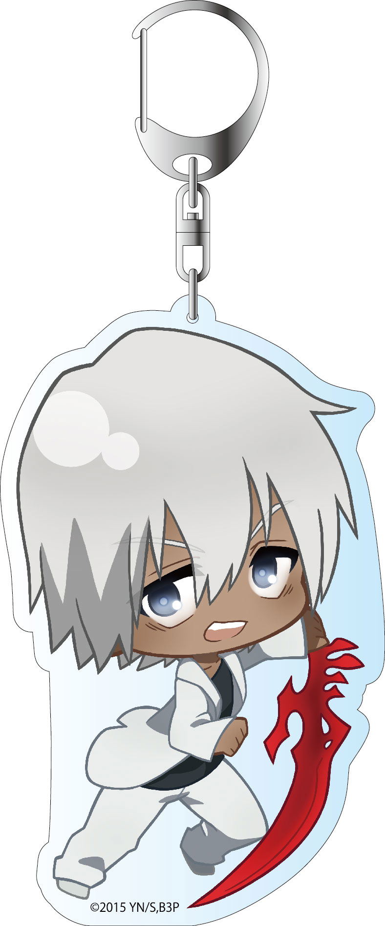Blood Blockade Battlefront ED Ver. Deka Key Chain: Zap Renfro image 1