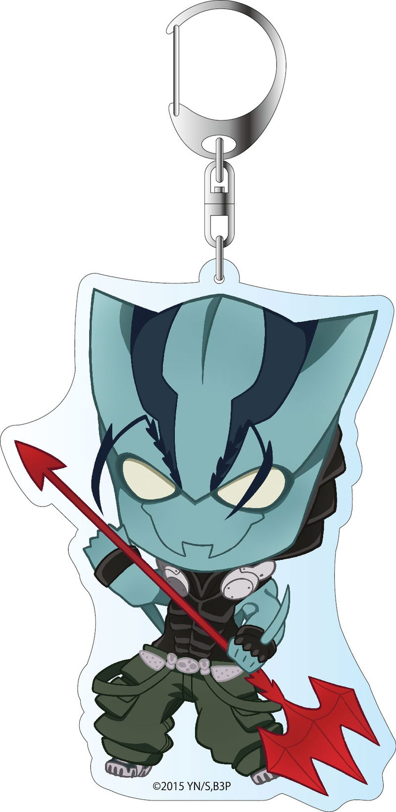 Blood Blockade Battlefront ED Ver. Deka Key Chain: Zed O'Brien image 1