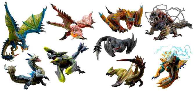 Capcom Figure Builder Standard Model Monster Hunter Anger Ver. Selection (Set of 9 pieces) image 1
