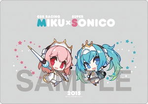 Hatsune Miku GT Project Racing Miku x Super Sonico Mouse Pad 1_