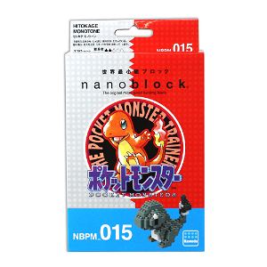 Nanoblock NBPM-015 Pokemon: Charmander Monochrome