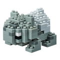 Nanoblock NBPM-016 Pokemon: Bulbasaur Monochrome thumbnail 1
