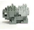 Nanoblock NBPM-016 Pokemon: Bulbasaur Monochrome thumbnail 3