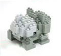 Nanoblock NBPM-016 Pokemon: Bulbasaur Monochrome thumbnail 4