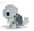 Nanoblock NBPM-017 Pokemon: Squirtle Monochrome thumbnail 3
