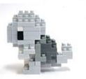 Nanoblock NBPM-017 Pokemon: Squirtle Monochrome image 3
