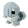 Nanoblock NBPM-017 Pokemon: Squirtle Monochrome thumbnail 1