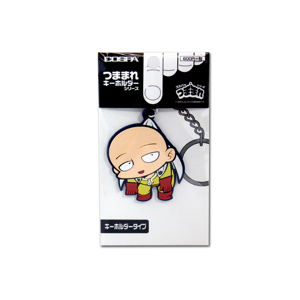 One-Punch Man Tsumamare Keychain: Saitama