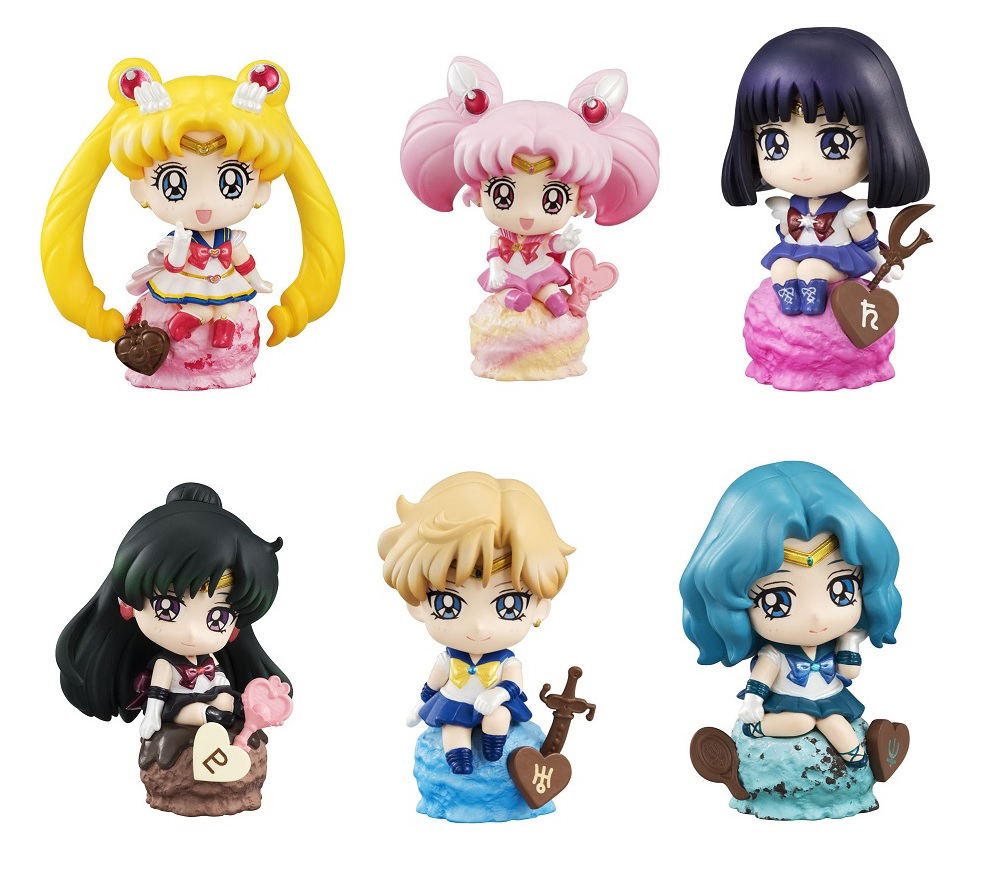 Petit Chara Land Sailor Moon Ice Cream Party (Set of 6 pieces)