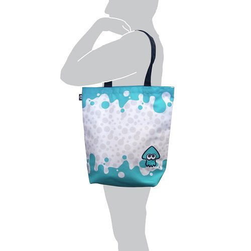 Splatoon Ikasu Tote Bag with Can Badge [Squid] (Re-run) image 6
