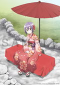 The Disappearance of Nagato Yuki-chan Original Kakejiku: Nagato Yuki -Hatsumoude Furisode Bijin Zu- thumbnail 1