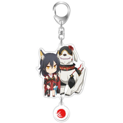 Chaos Dragon: Sekiryuu Seneki Acrylic Keychain: Eiha & Val image 1