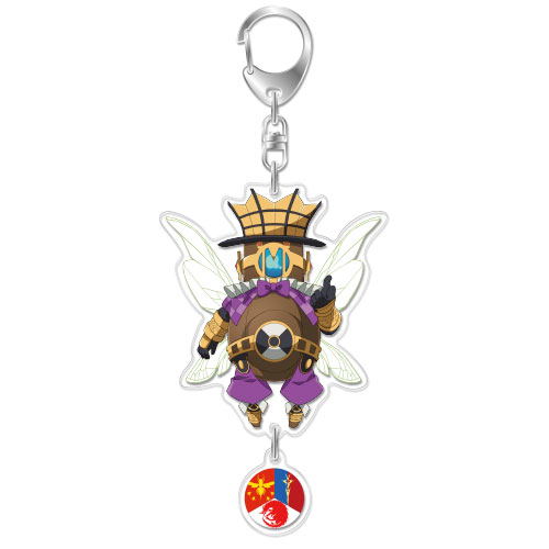 Chaos Dragon: Sekiryuu Seneki Acrylic Keychain: Kaguraba image 1