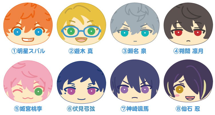 Ensemble Stars! Omanjuu Niginigi Mascot Vol.1 (Set of 8 pieces) image 1