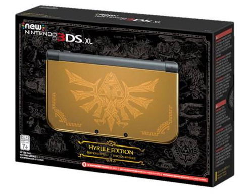 New Nintendo 3DS XL Hyrule Gold Edition image 1