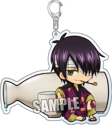Gintama Big Acrylic Key Ring: Takasugi Shinsuke image 1
