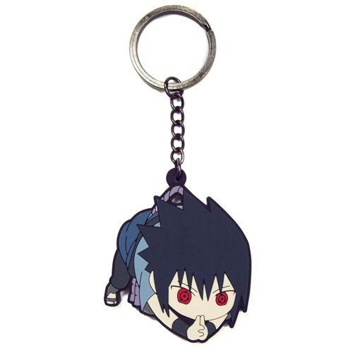 Naruto Shippuden Tsumamare Keychain: Sasuke Uchiha (Re-run) image 1