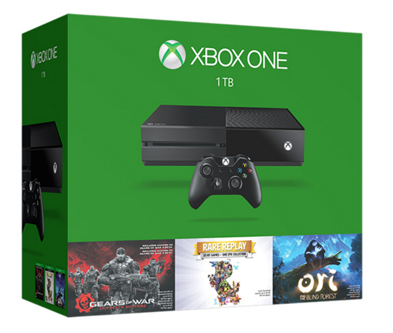 Xbox One 1TB Console System [Holiday Bundle Set] (Black) image 1