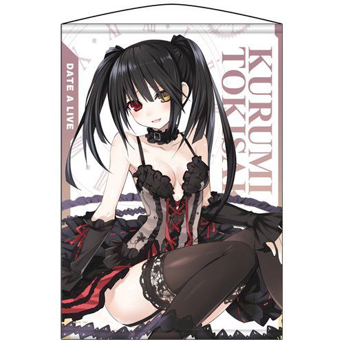 Date A Live Original Wall Scroll: Tokisaki Kurumi (Re-run) image 1