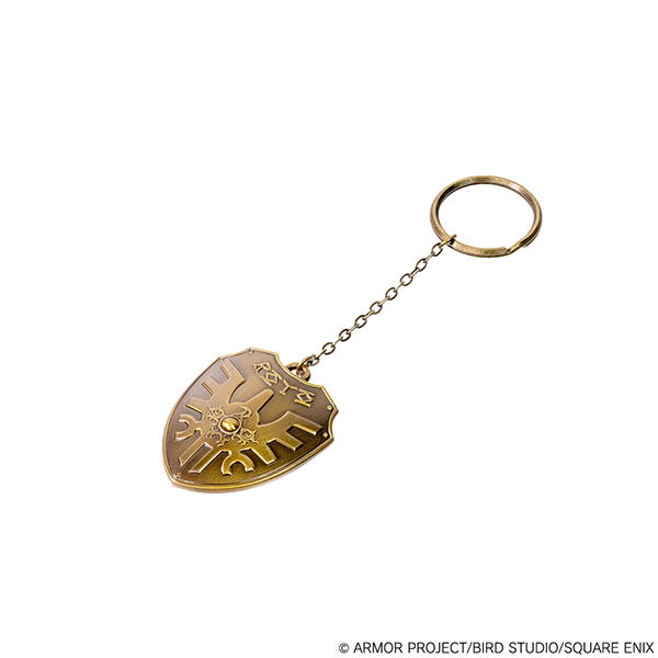 Dragon Quest Metallic Item Key Chain: Loto Shield (Re-run) image 3