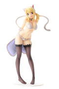 Fairy Tail 1/6 Scale Pre-Painted PVC Figure: Lucy Heartfilia White Cat Gravure Style thumbnail 1