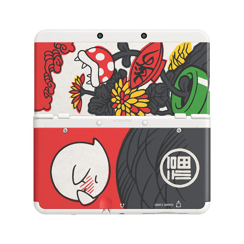 New Nintendo 3DS Cover Plates No.071 (Mario Hanafuda) image 2