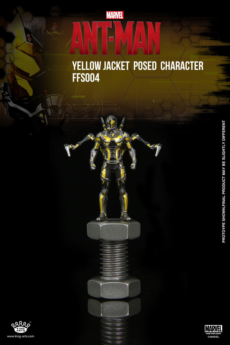King Arts Format Figure Series: Ant Man Yellow Jacket Posed Character image 1