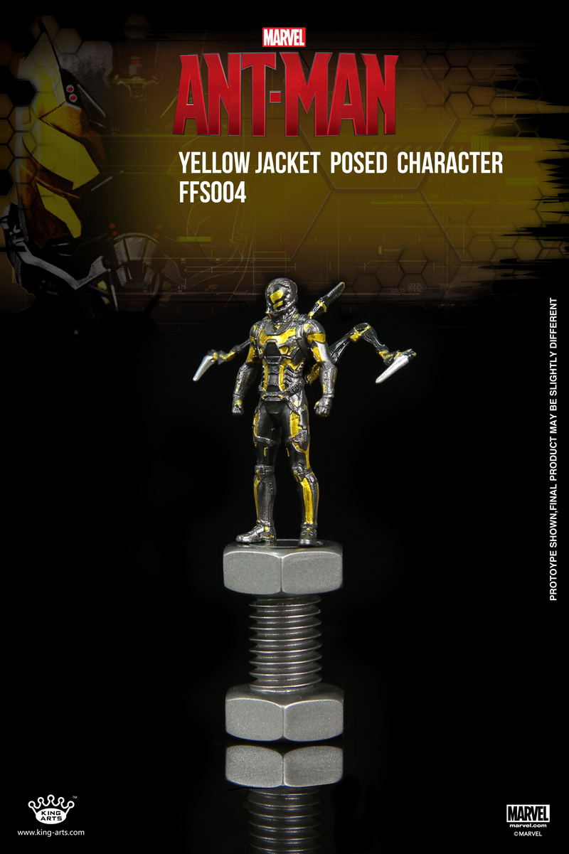 King Arts Format Figure Series: Ant Man Yellow Jacket Posed Character image 2