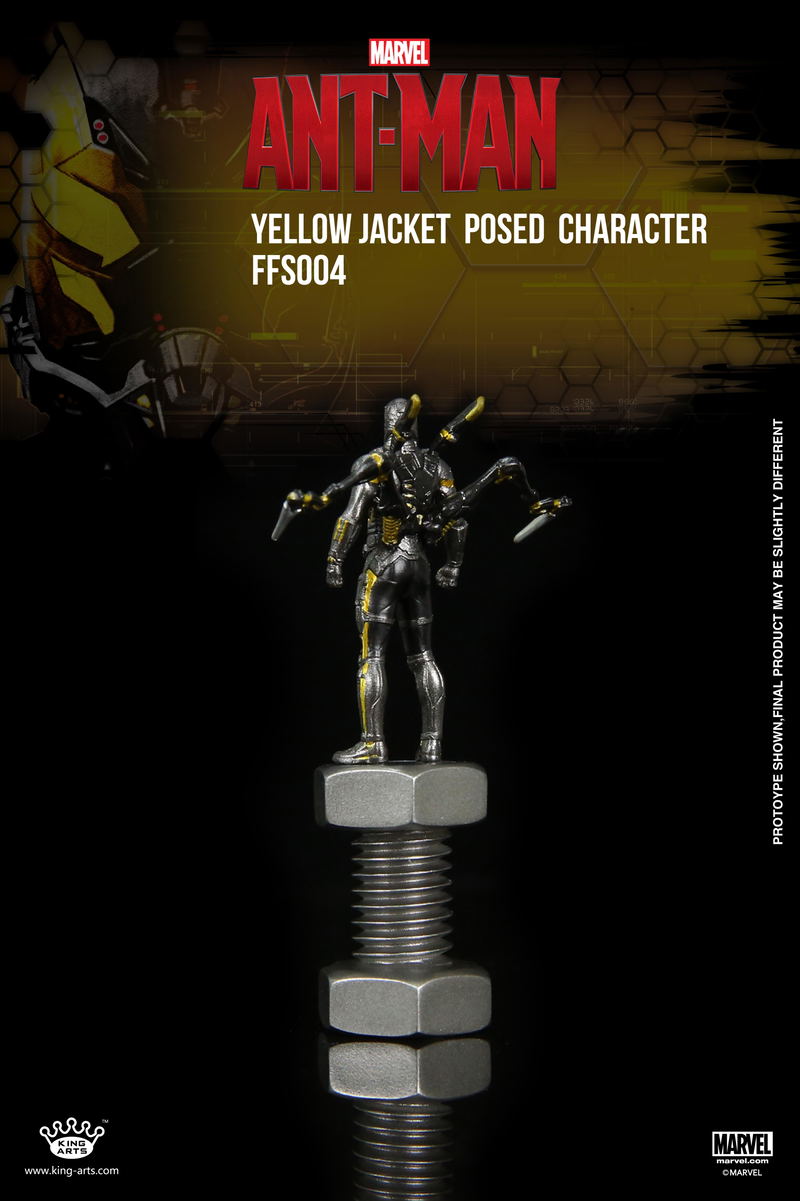 King Arts Format Figure Series: Ant Man Yellow Jacket Posed Character image 4
