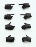 Little Armory 1/12 Scale Runner Kit: LittleArmory-OP3 figma Tactical Gloves (Stealth Black) (Re-run) thumbnail 1