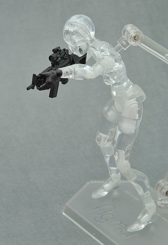 Little Armory 1/12 Scale Runner Kit: LittleArmory-OP3 figma Tactical Gloves (Stealth Black) (Re-run) image 2