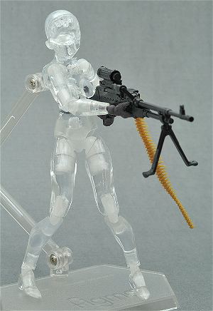 Little Armory 1/12 Scale Runner Kit: LittleArmory-OP3 figma Tactical Gloves (Stealth Black) (Re-run)