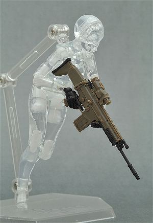 Little Armory 1/12 Scale Runner Kit: LittleArmory-OP3 figma Tactical Gloves (Stealth Black) (Re-run)