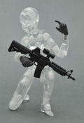 Little Armory 1/12 Scale Runner Kit: LittleArmory-OP3 figma Tactical Gloves (Stealth Black) (Re-run) thumbnail 7
