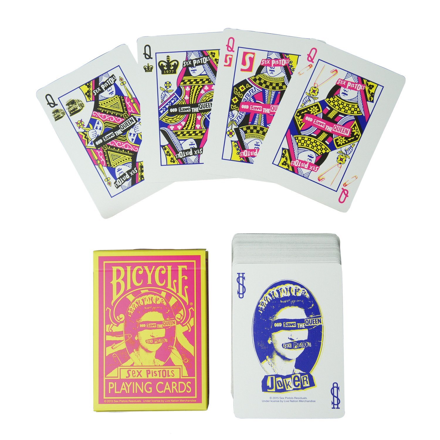 Sex Pistols Bicycle Playing Cards