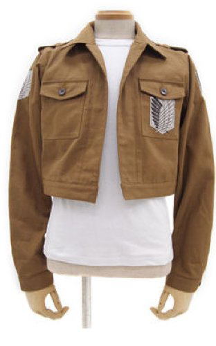 Attack on Titan Survey Corps Jacket Short (M Size)