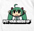 Hatsune Miku CHANxCO ver. Put Your Hands Up T-shirt White (L Size) thumbnail 2