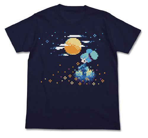 Hatsune Miku Putit Devil Ver. Moonlight T-Shirt Navy (M Size) image 1