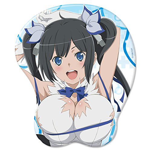 Hobby Stock Is It Wrong to Try to Pick Up Girls in a Dungeon? Oppai Mouse Pad: Hestia image 1