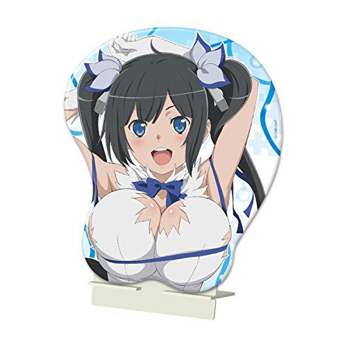 Hobby Stock Is It Wrong to Try to Pick Up Girls in a Dungeon? Oppai Mouse Pad: Hestia image 2