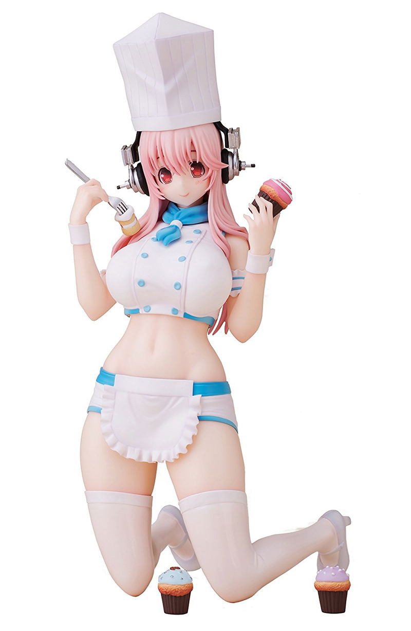 Nitro Super Sonic 1/6 Scale Pre-Painted Nama Figure: Super Sonico Patissier Ver. image 1