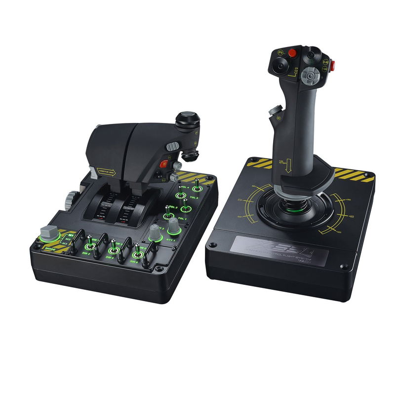 Saitek X55 Pro Flight Rhino H.O.T.A.S. System, USB (PC) image 1